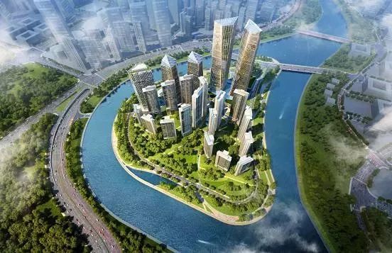 复地金融岛夜景,复地金融岛最好地段