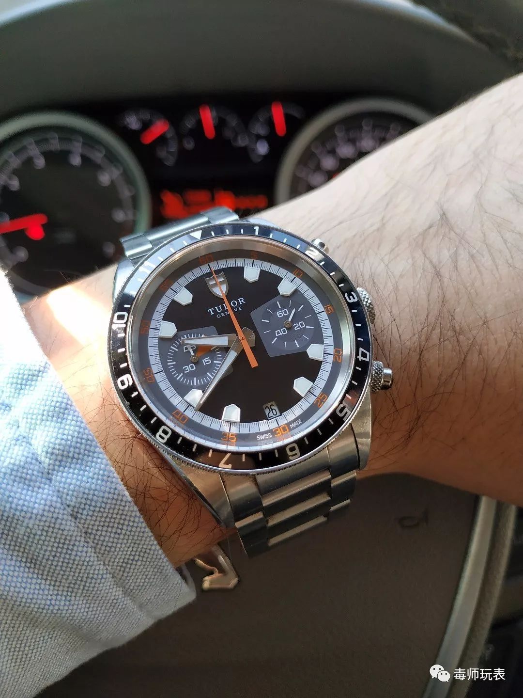 帝舵chrono系列,帝舵日志型表盘30mm