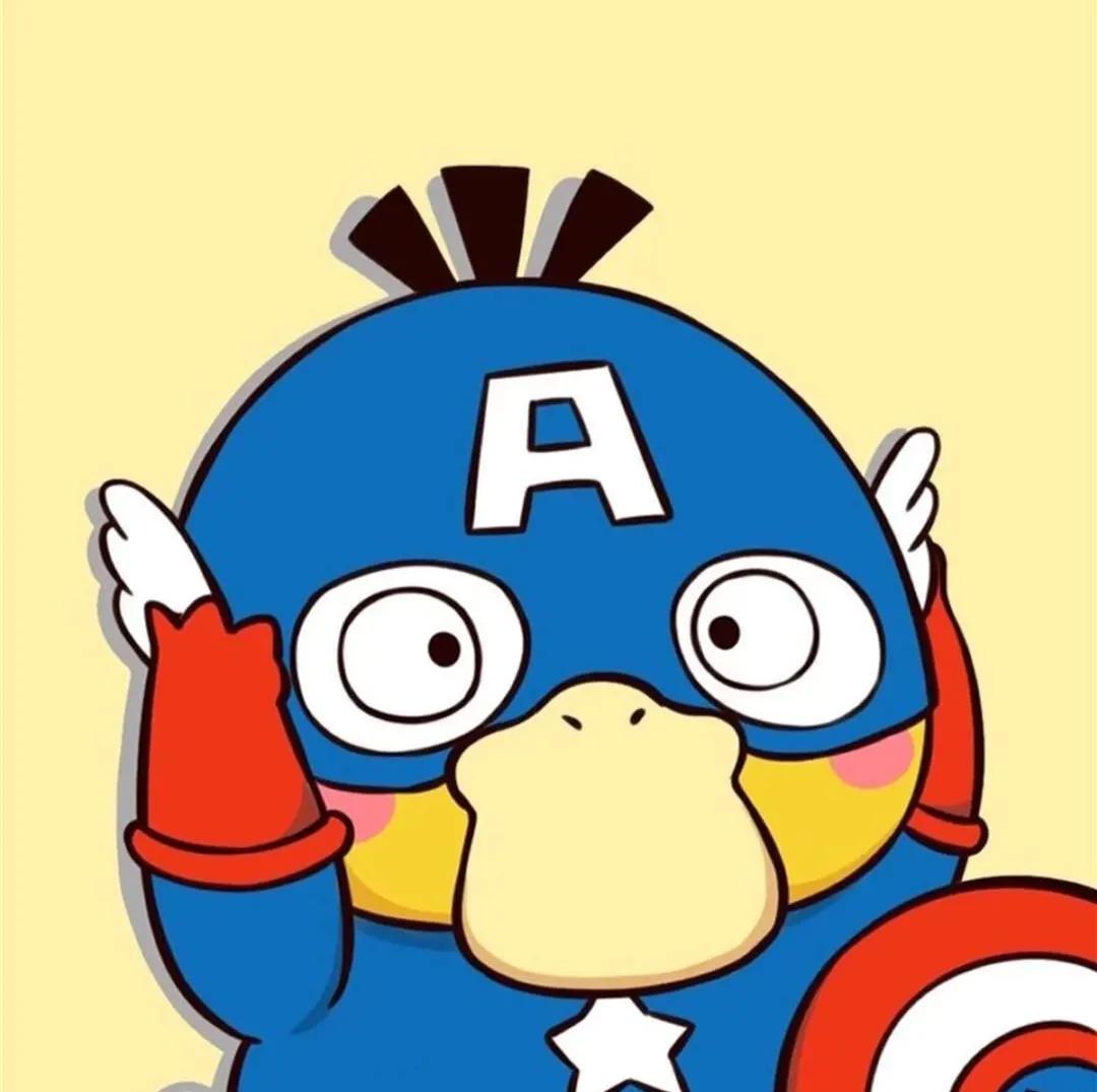 可达鸭最呆的头像,可达鸭多人头像