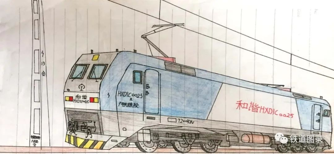 铁路人文：手绘火车