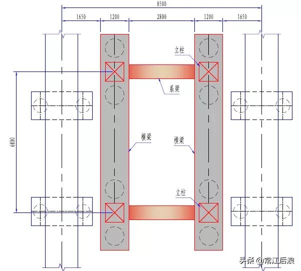 简易桥梁设计图纸大全,桥梁设计简图配上说明性文字