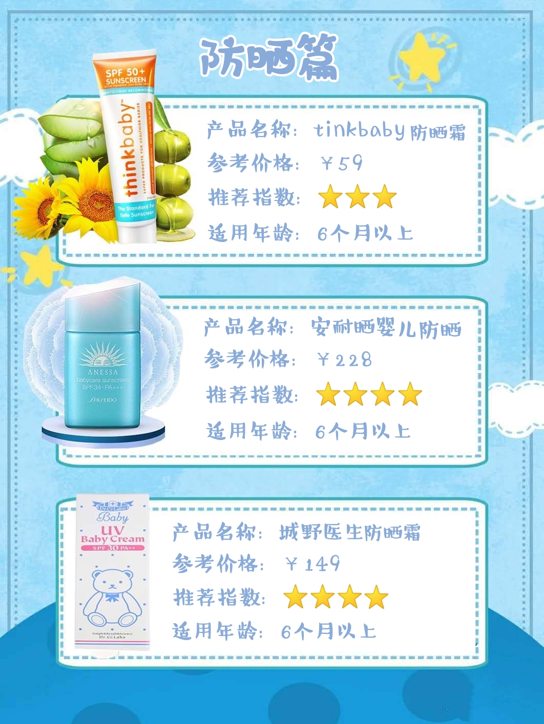 夏季婴儿好物拔草清单，你Pick了吗？