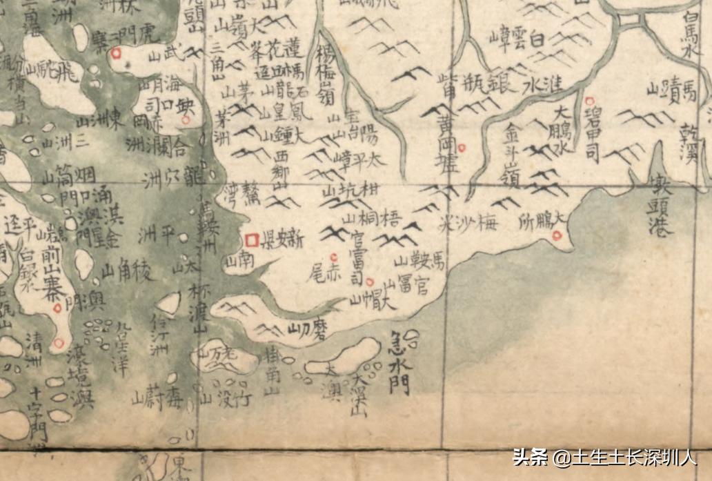 这些深圳老地图,见过一张就算你厉害