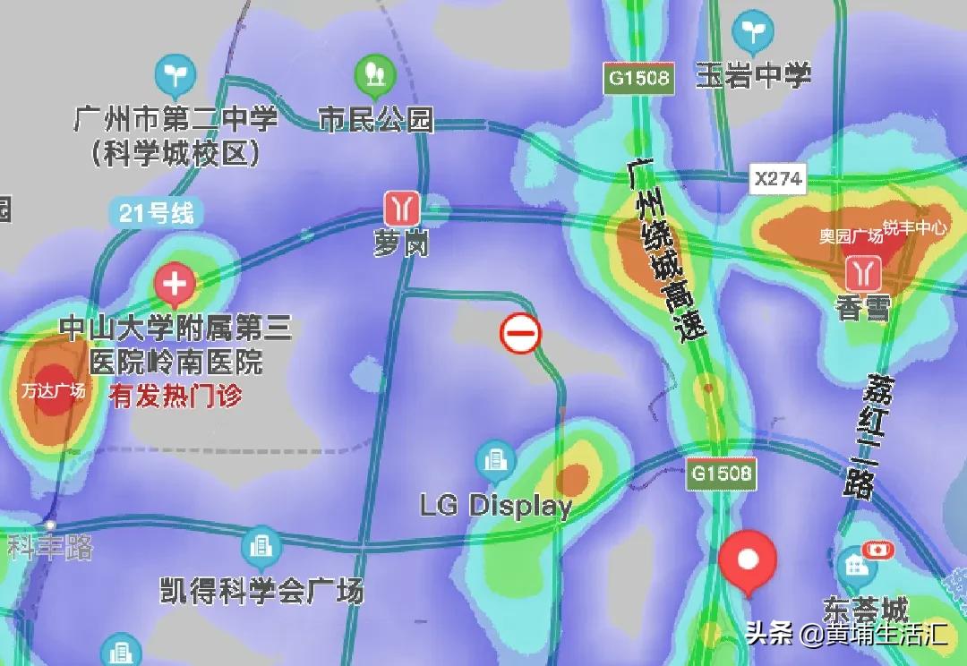 黄埔科学城核心区,黄埔香雪和番禺万博