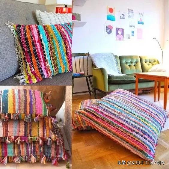 废物利用改造包包儿童,旧物改造垫子制作方法