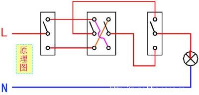 联动开关的接法图片,联动开关原理图