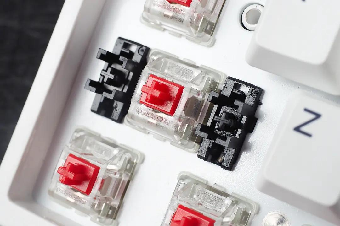 nj68机械键盘拆解,keydousnj81键盘评测