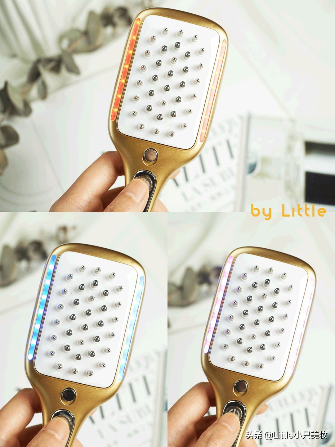 可以抚平毛躁碎发的梳子随身携带,适合湿梳的梳子