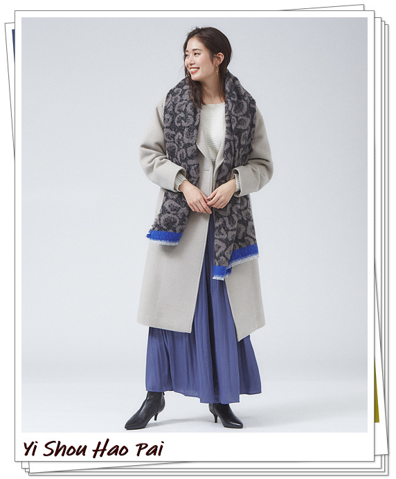 冬季时尚围巾搭配指南图片女,时尚特色的围巾系法冬日必备