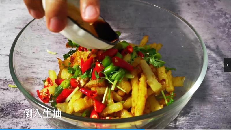 狼牙土豆超简单,狼牙土豆麻辣鲜香