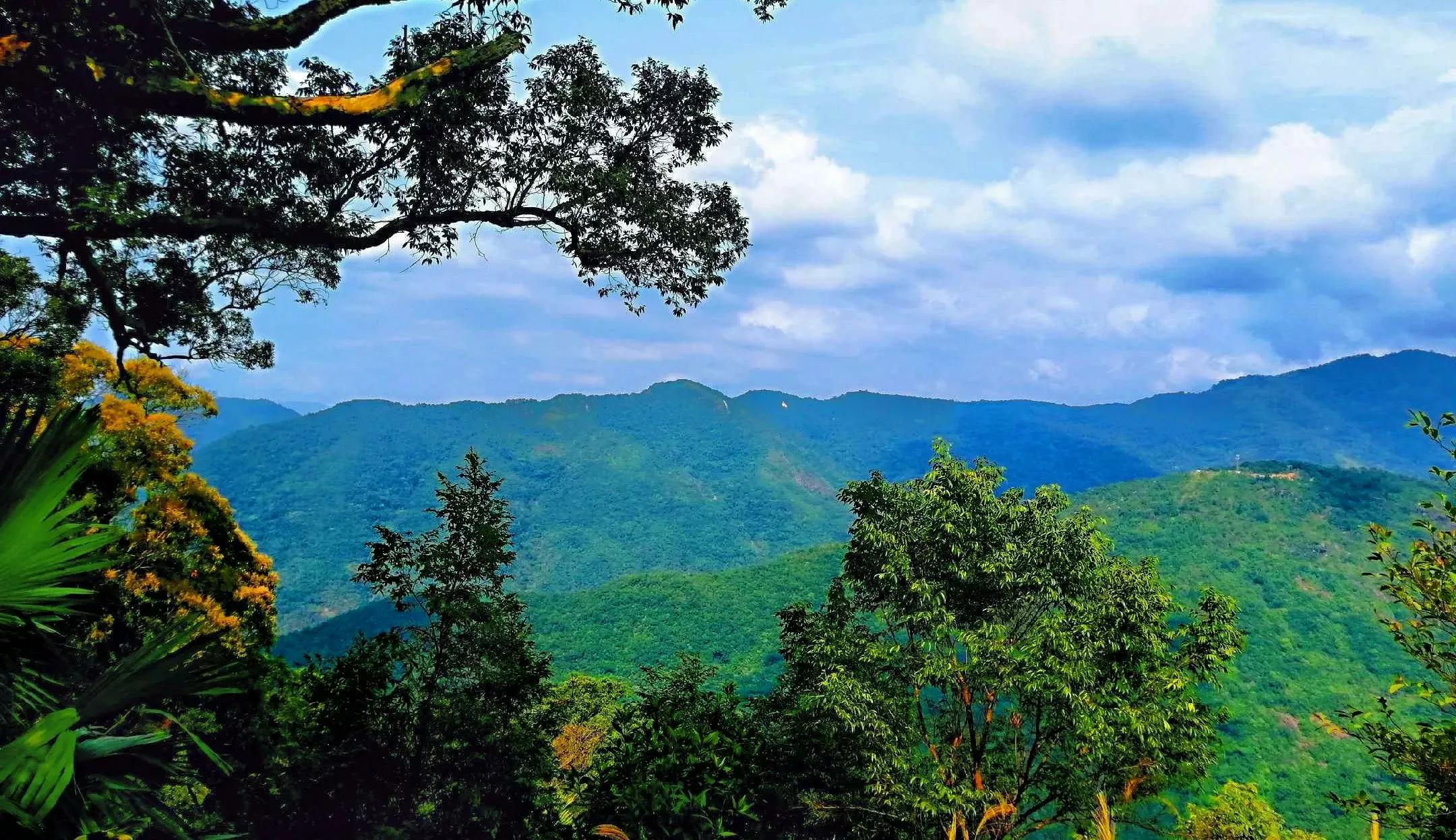 海南前十名的山岭,海南岛上有什么山脉