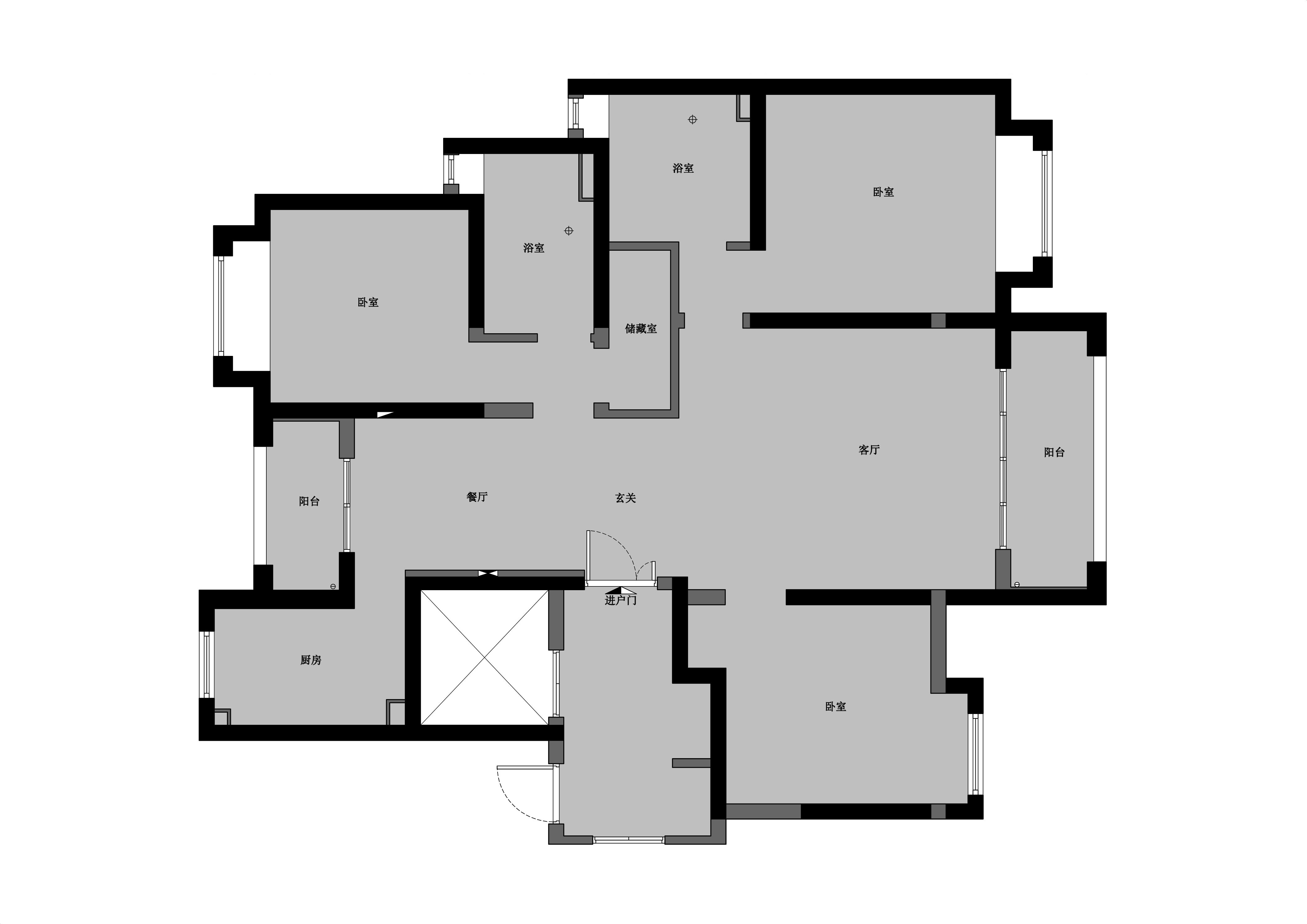 简约时尚主义拥护者：这个家“黑”的很明亮