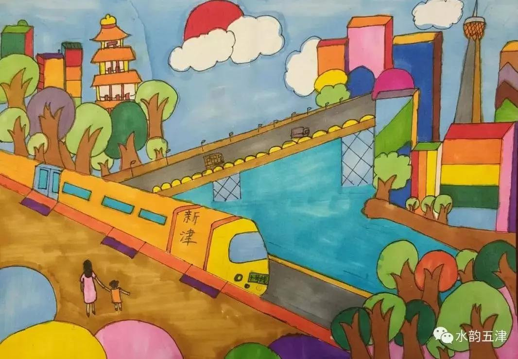 “画”说地铁，快看新津娃娃们的五彩世界