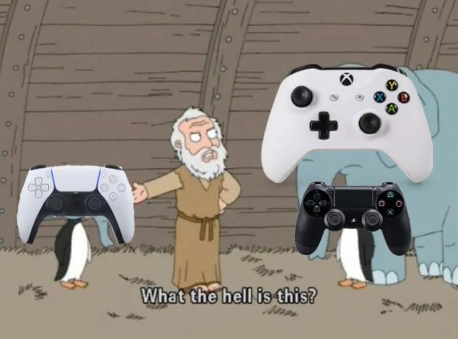 因为这个手柄，引起全球的恶搞风波，甚至连动漫角色也遭到*害迫**