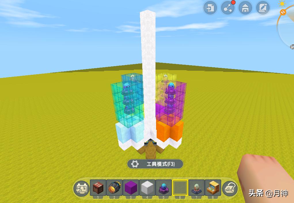 迷你世界长征2号火箭发射视频,迷你世界最强火箭可以发射导弹