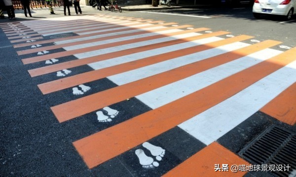 人行道创意,有创意的斑马线
