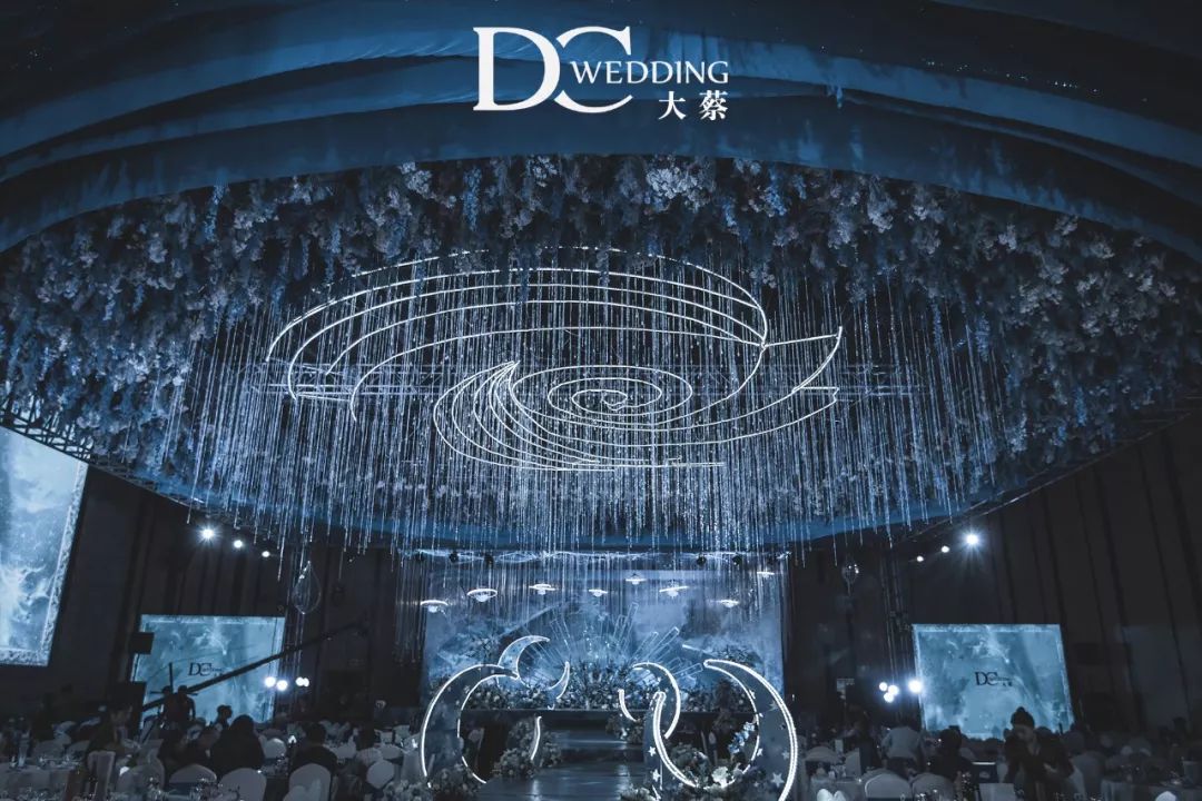 婚礼梦幻星空风格,韩式星空主题婚礼元素设计