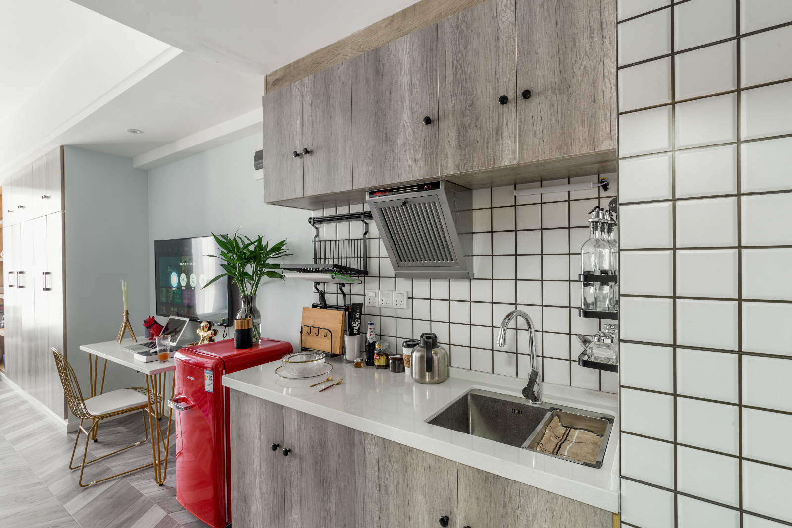 现代简约风公寓设计,大连左岸空间设计