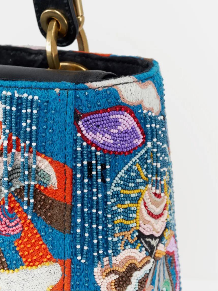 ladydiormilly手袋,dior刺绣字母包袋