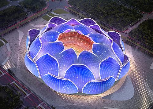 广州恒大足球场设计灵感,广州恒大荷花足球场视频