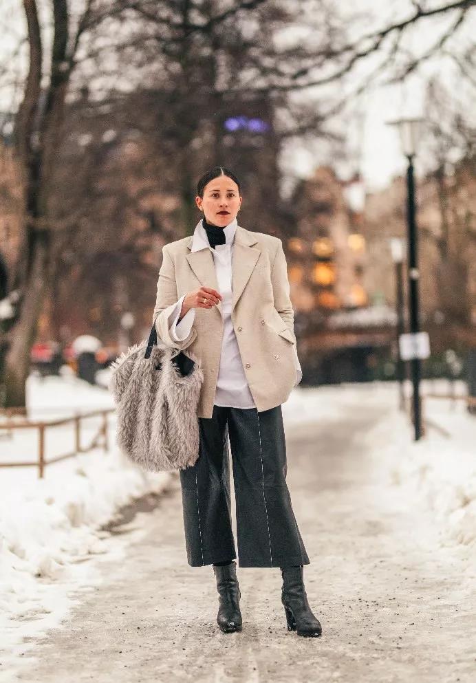 阔腿裤花里胡哨,阔腿裤巨好看