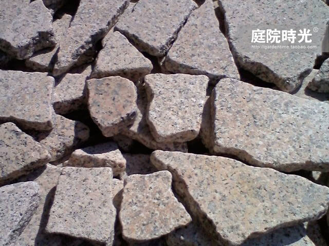 中式庭院古代老石板铺装,庭院铺装样式区域颜色搭配