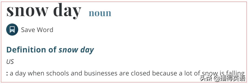 “今天下雪了”别再说Itsnowstoday，这是错的