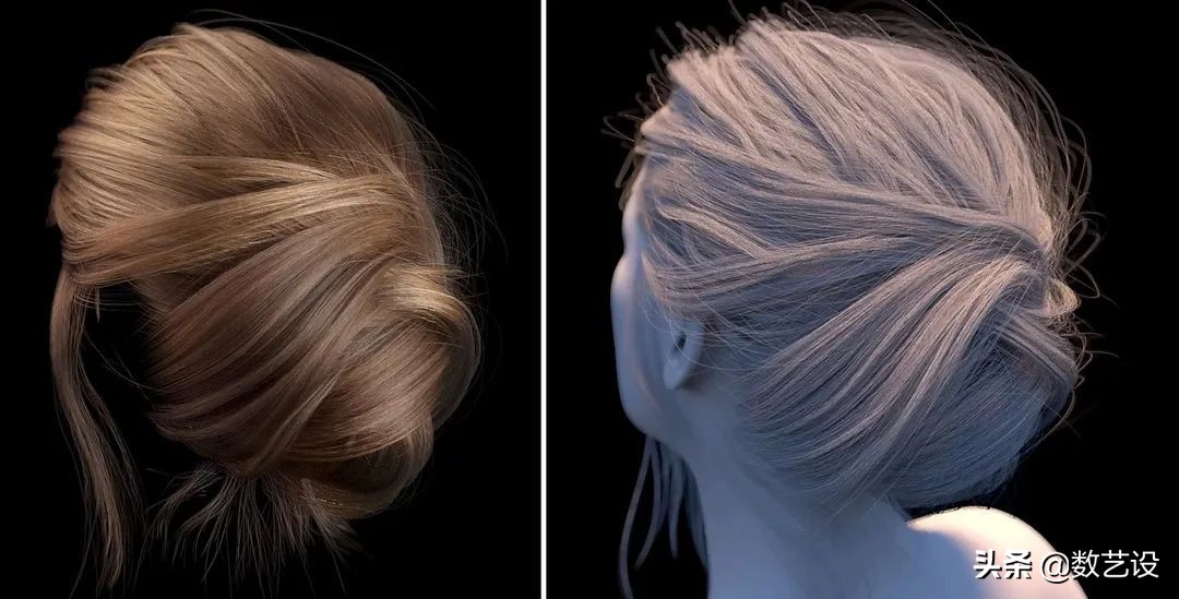 3d防脱发动画,毛发生长3d动画