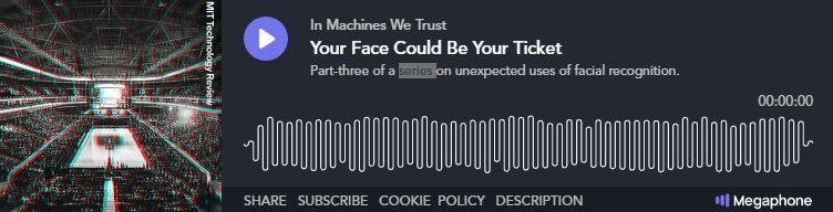 播客:入场券便是你的脸