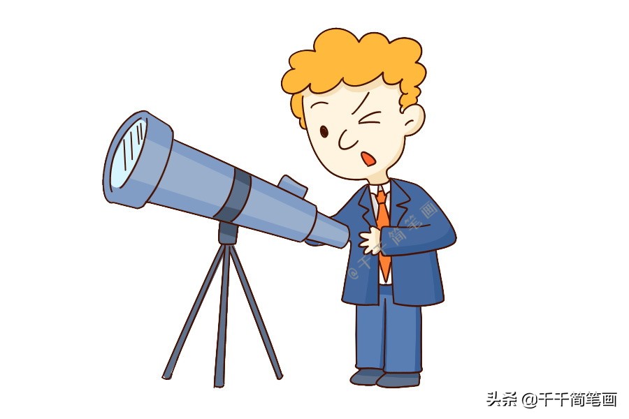 十种职业简笔画人物,100种职业简笔画