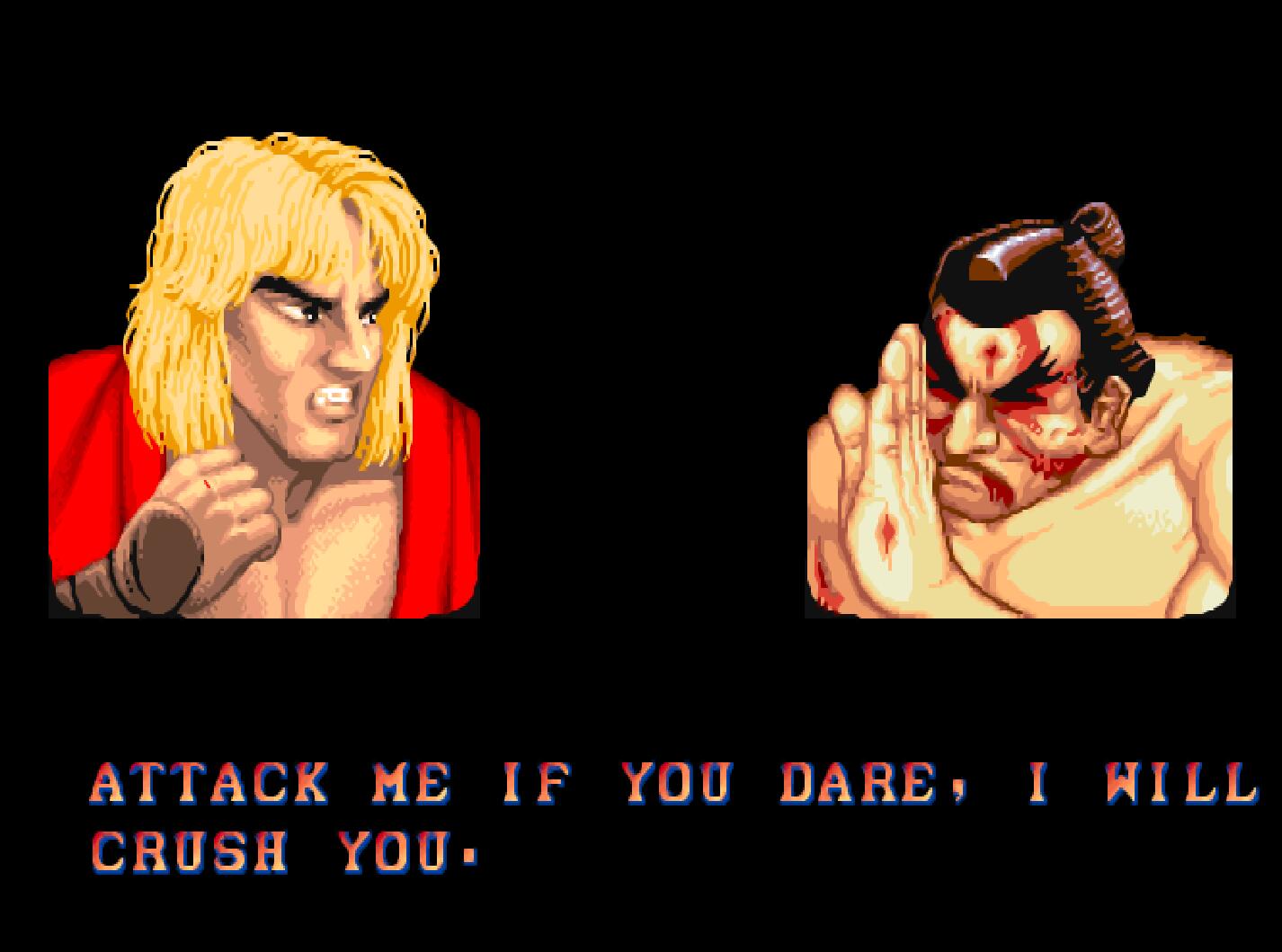 街霸2游戏结束,街霸2小时候的情怀游戏