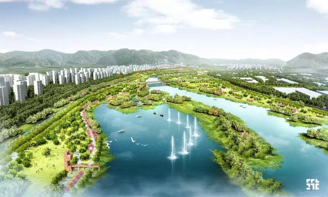 洛阳东湖景观设计图,洛阳西湖公园规划