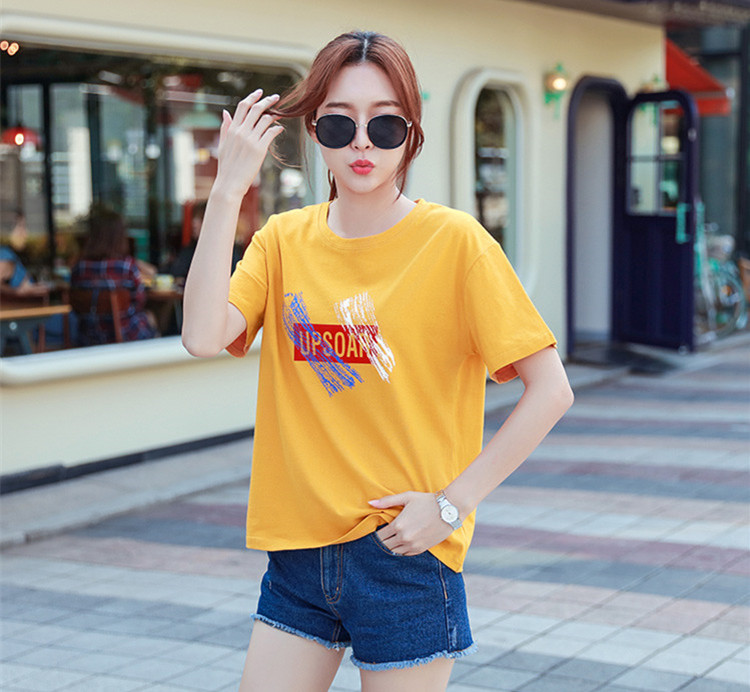 v领短袖t恤女韩版宽松,男士大码韩版短袖t恤