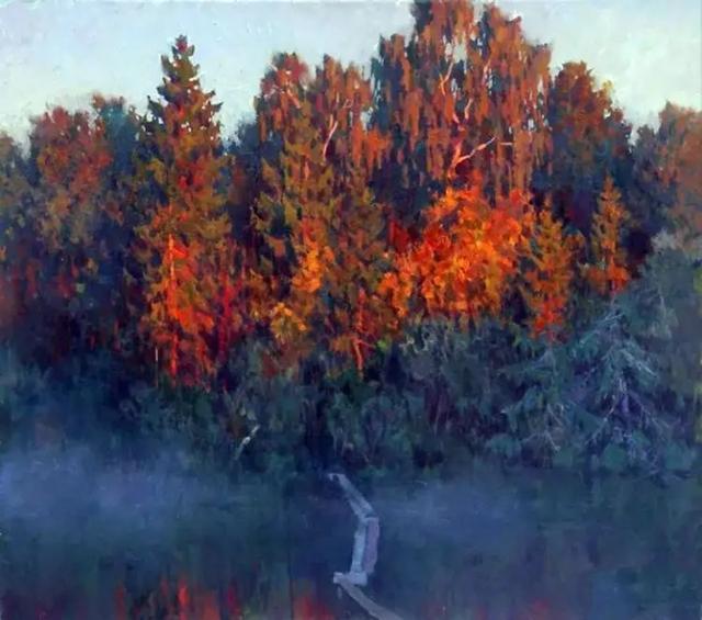 当代女画家人物油画,女画家笔下的油画