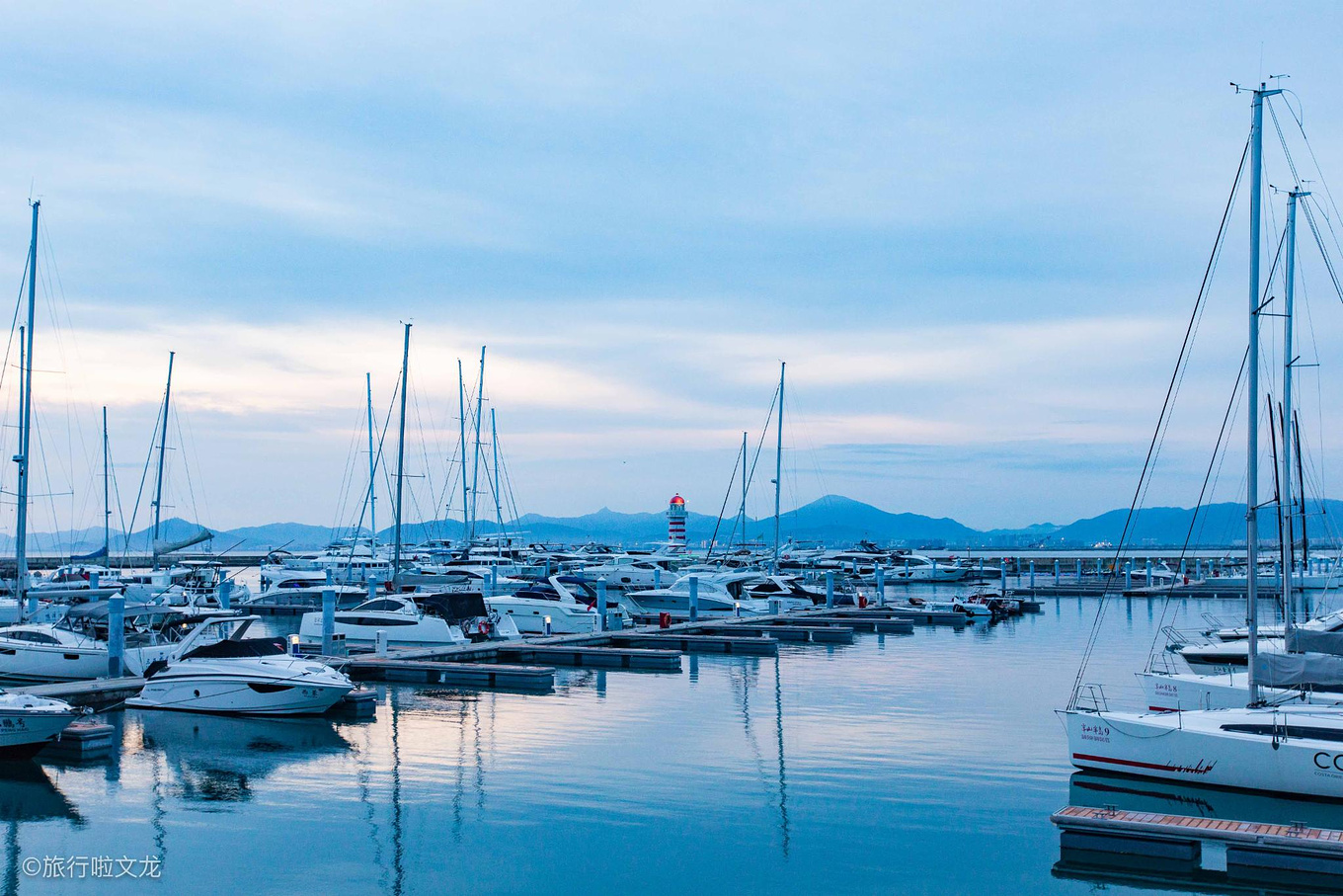 三亚的清晨和晚上,三亚的黄昏美不胜收