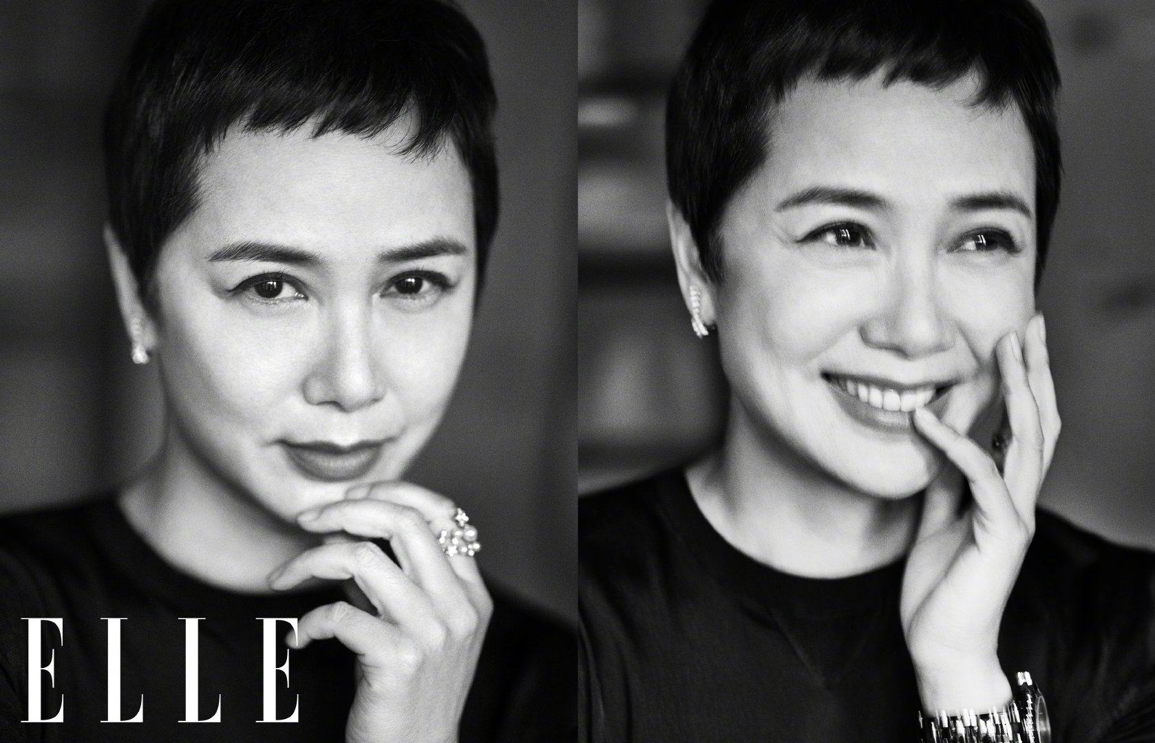 蒋雯丽的短发发型,蒋雯丽最好看的超短发型