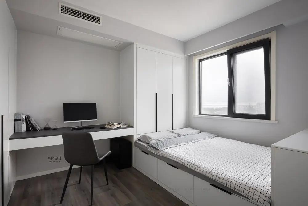 80年代老房惊变现代风两居,90㎡装下业主夫妻小心愿