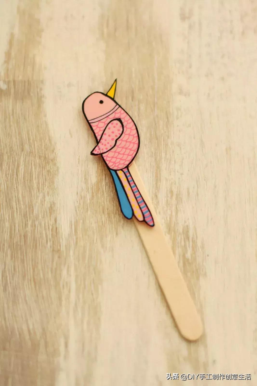 8-10岁儿童手工书签可爱猫咪书签,手工diy书签简单好看不用折纸