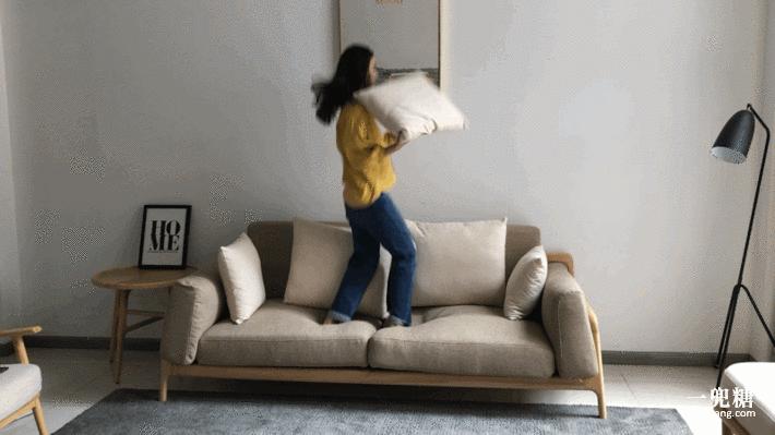 选好家具3件套，1小时打造北欧风客厅丨实测汉哲家具白蜡木系列