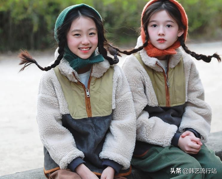 儿童韩版童装穿搭,童装流行款式女