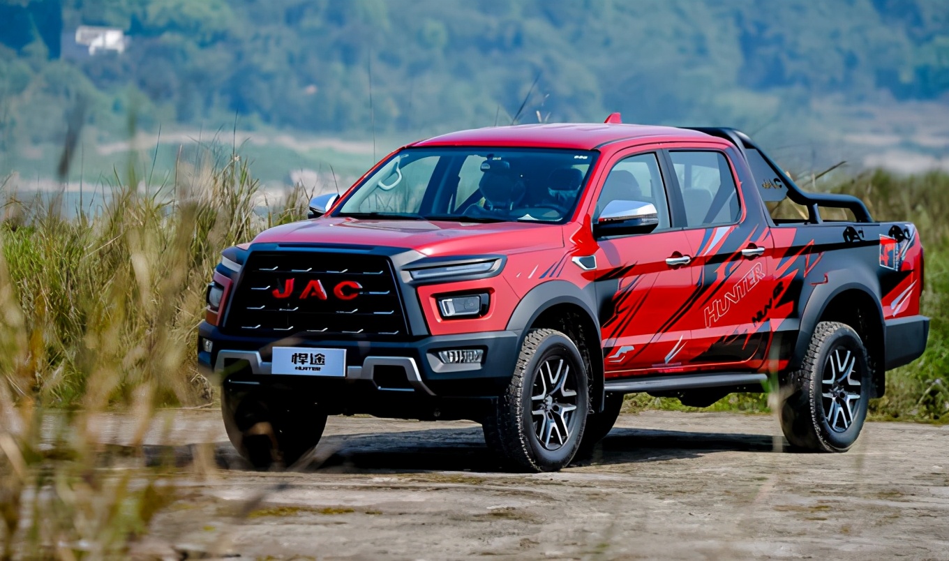 江淮悍途2021款柴油自动四驱皮卡,江淮悍途新车