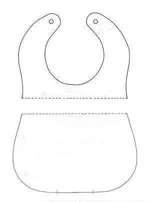 儿童5岁围嘴纯棉布大号,婴儿旧衣服改造围嘴