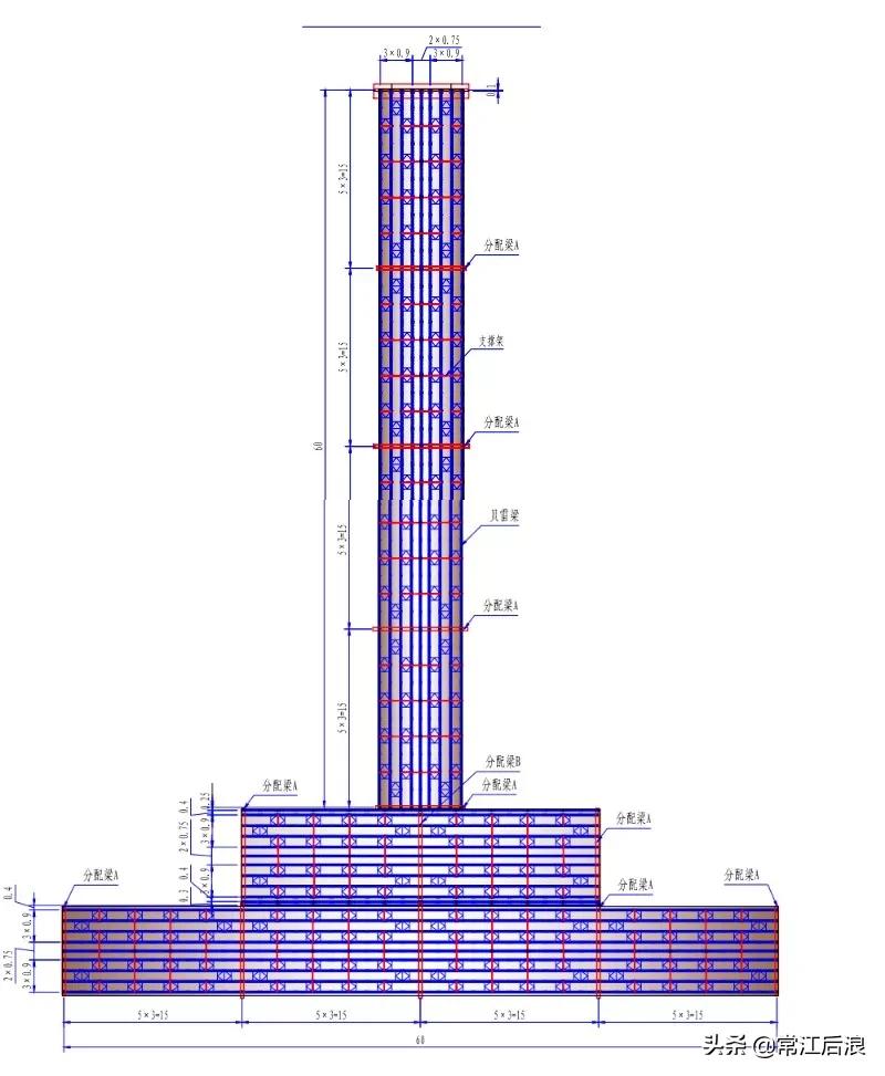 简易桥梁设计图纸大全,桥梁设计简图配上说明性文字