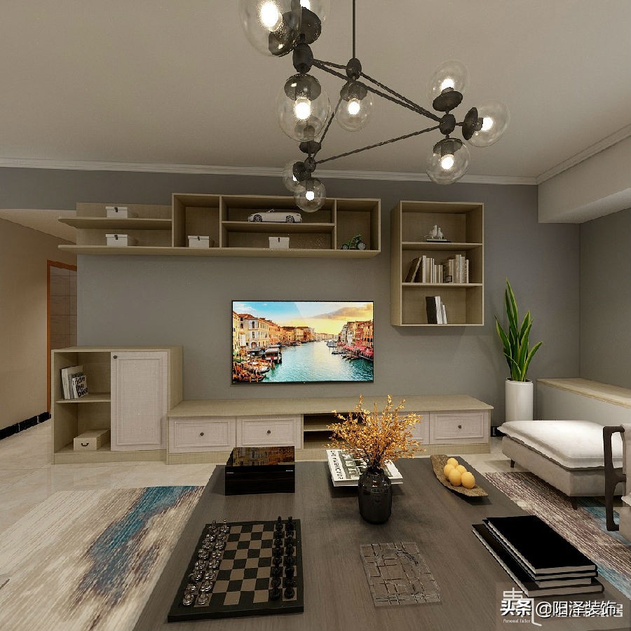 兰亭大境17栋126样板间,兰亭140平装修效果图