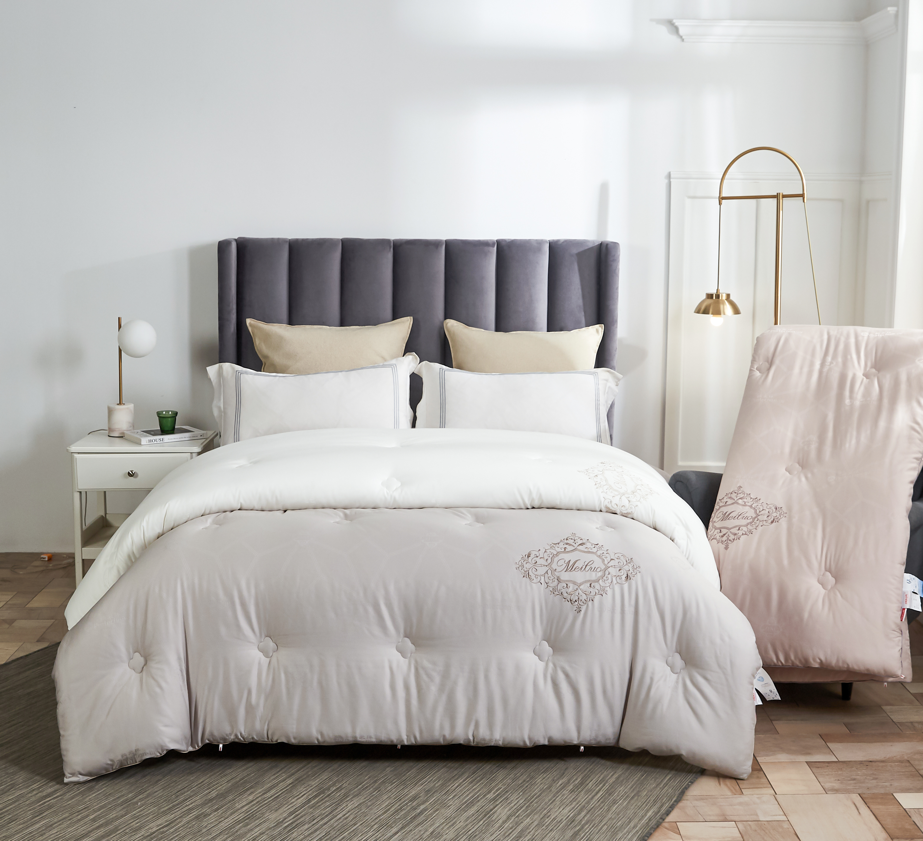 家纺冬被陈列和摆放视频,家纺冬被收纳方法