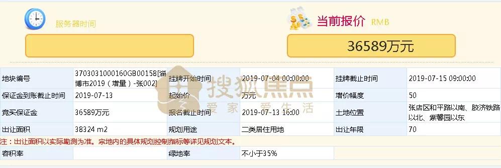 久违了！竞价31轮！溢价近亿元！淄博中心城区又有一线房企进驻