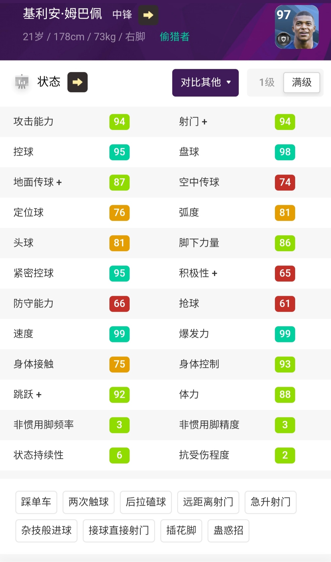 实况足球姆巴佩和梅西哪个好,实况姆巴佩梅西c罗选哪个