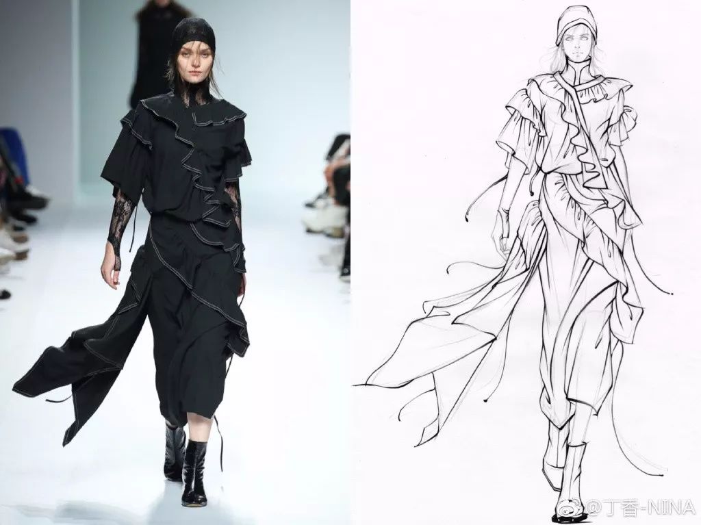 礼服怎么画好看仙气用彩铅,马克笔和彩铅裙子上色教程