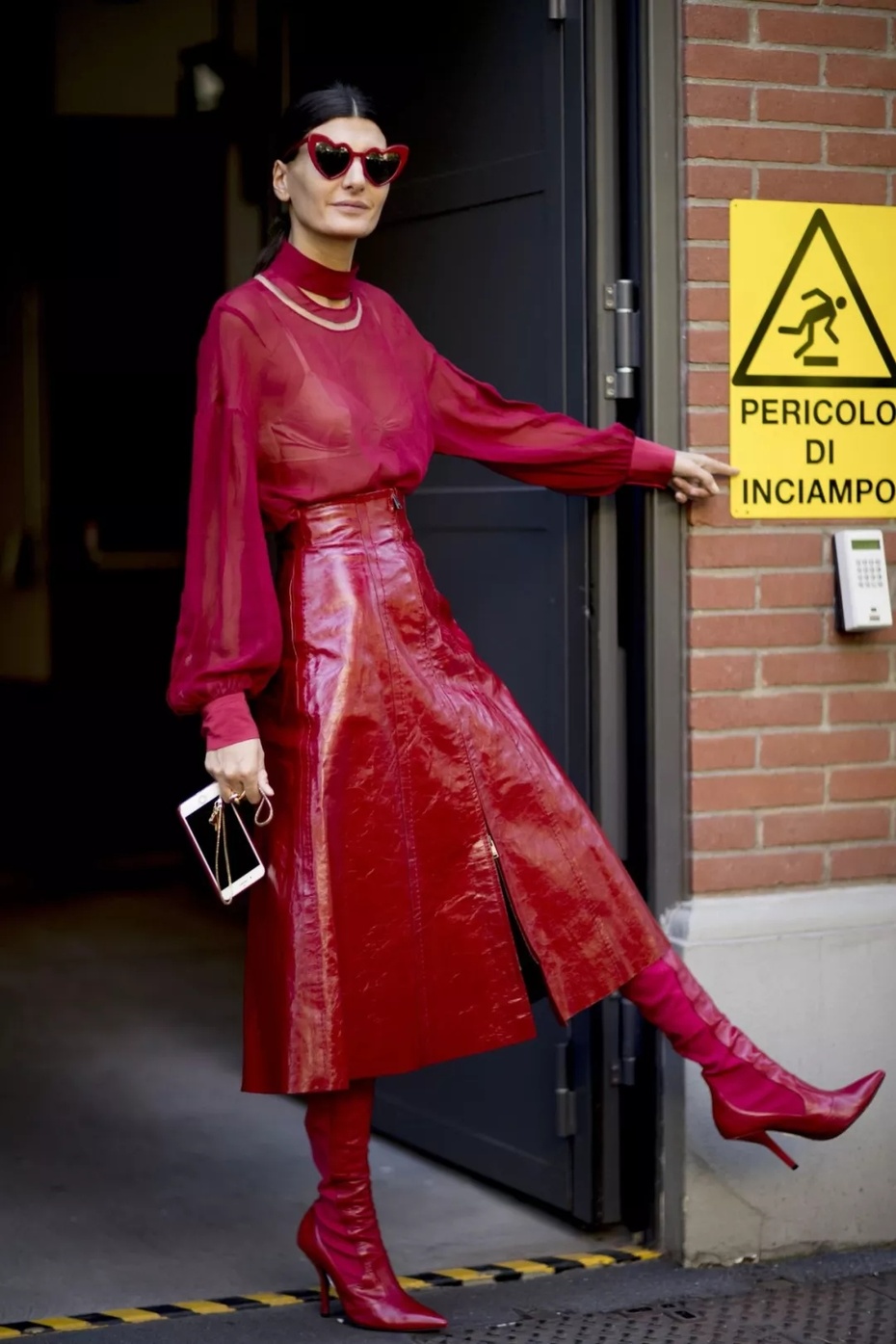 拒绝土气学会穿搭小技巧,红色内搭怎么穿