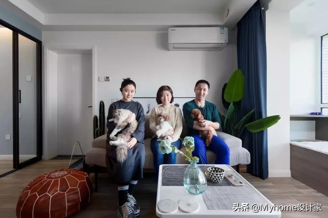 善用畸零地，北京68㎡扩容两房，猫柱让主子也疯狂！